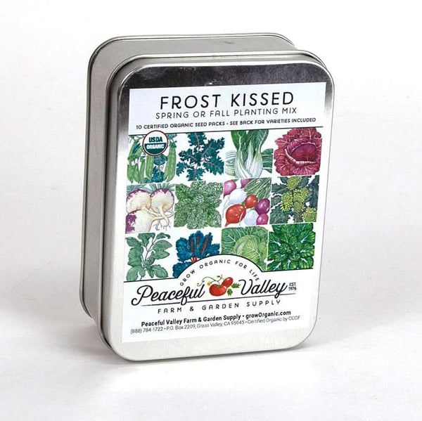 Organic Gift Seed Tin - Frost Kissed Collection