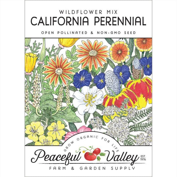 Organic California Perennial Wildflower Mix (pack)