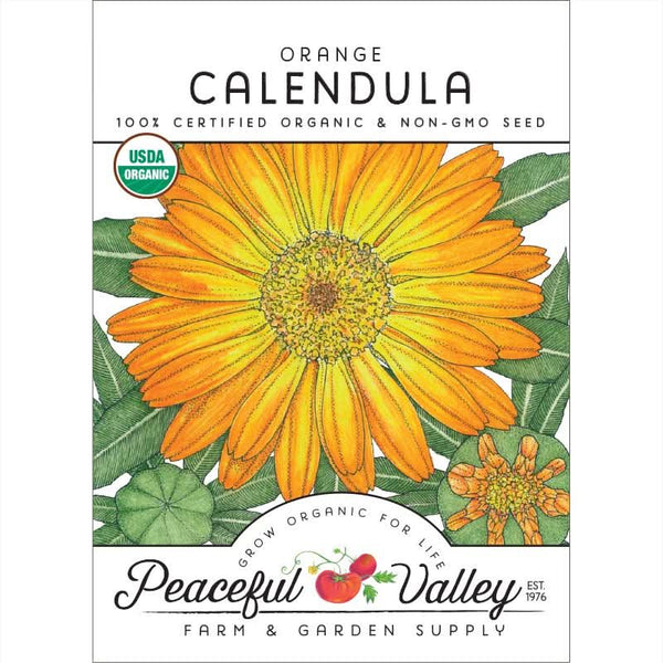 Organic Orange Calendula Seeds For Planting