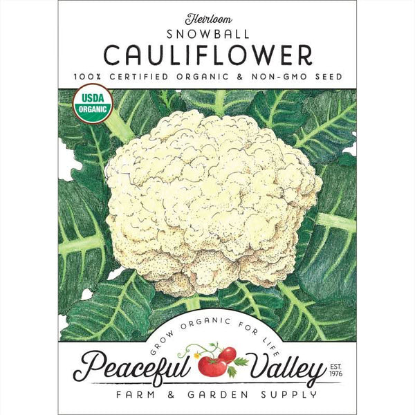 Organic Snowball Cauliflower Seeds For Planting