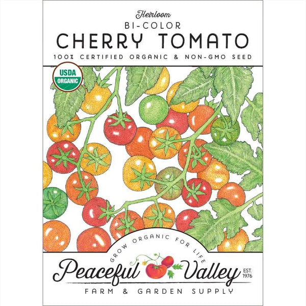 Organic Bi-color Cherry Tomato Seeds For Planting