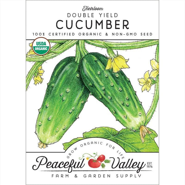 Organic Double Yield Cucumber Seeds For Planting