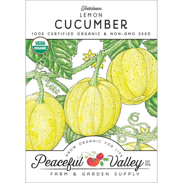 Organic Lemon Cucumber Seeds For Planting