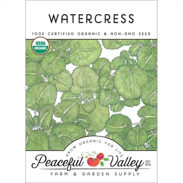 Organic Watercress Greens Seeds For Planting