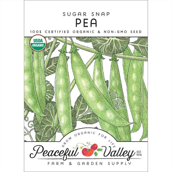 Organic Sugar Snap Pea Seeds For Planting