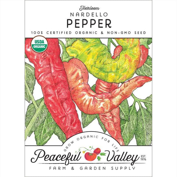 Organic Nardello Sweet Pepper Seeds For Planting