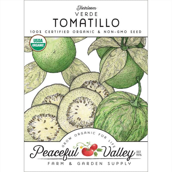 Organic Verde Tomatillo Seeds For Planting