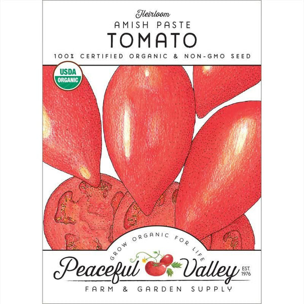 Organic Amish Paste Tomato Seeds For Planting