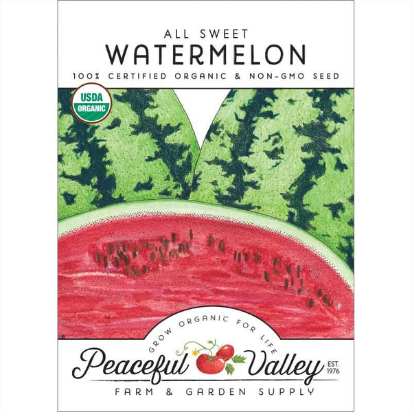 Organic All Sweet Watermelon Seeds For Planting