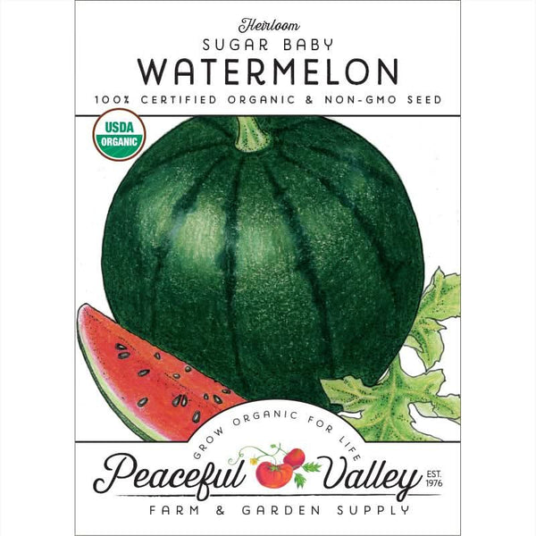 Organic Sugar Baby Watermelon Seeds For Planting