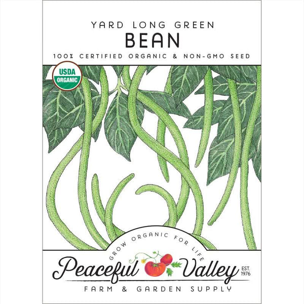 Organic Yard Long Pole Bean Seeds For Planting