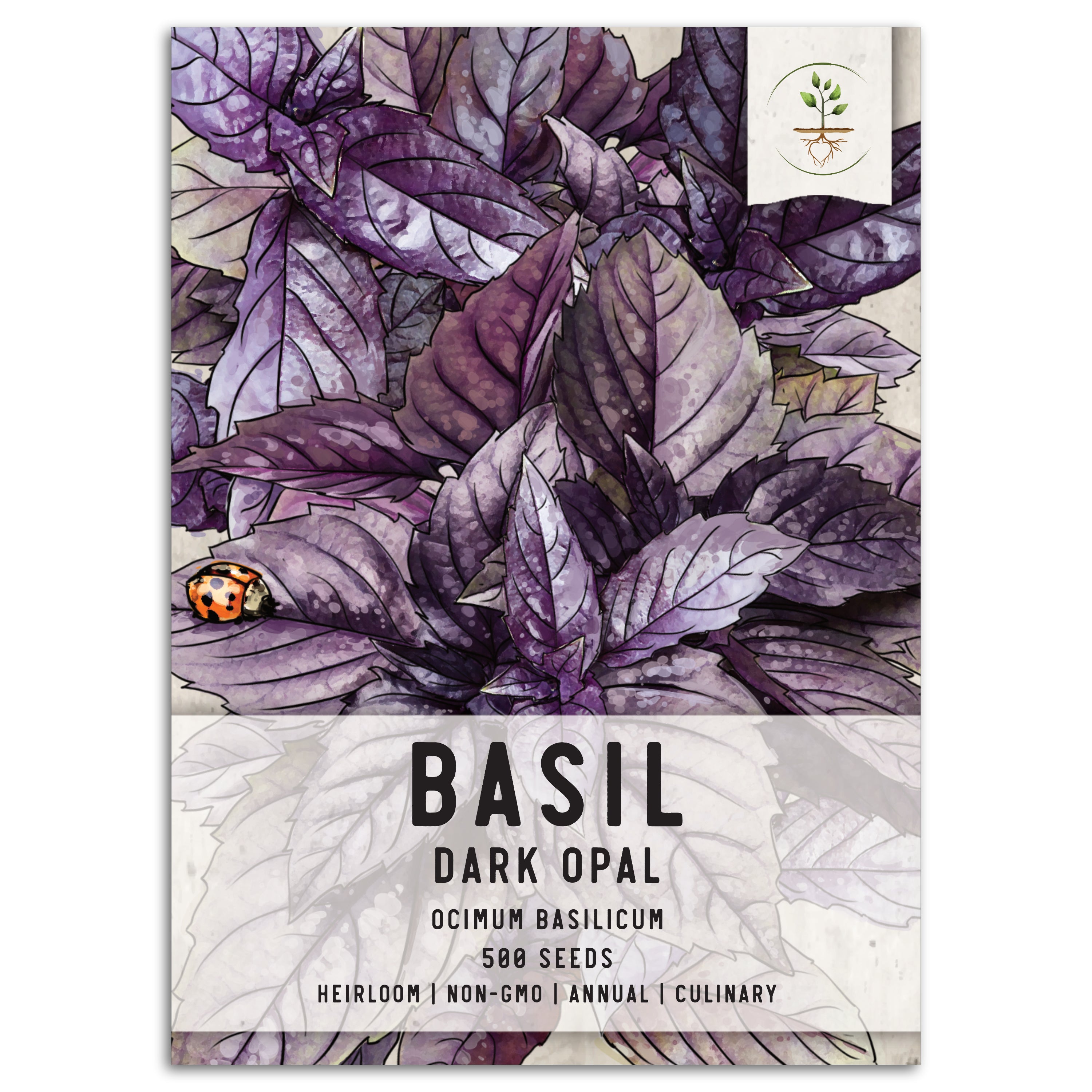 Dark Opal Basil Seeds For Planting Ocimum basilicum Seed