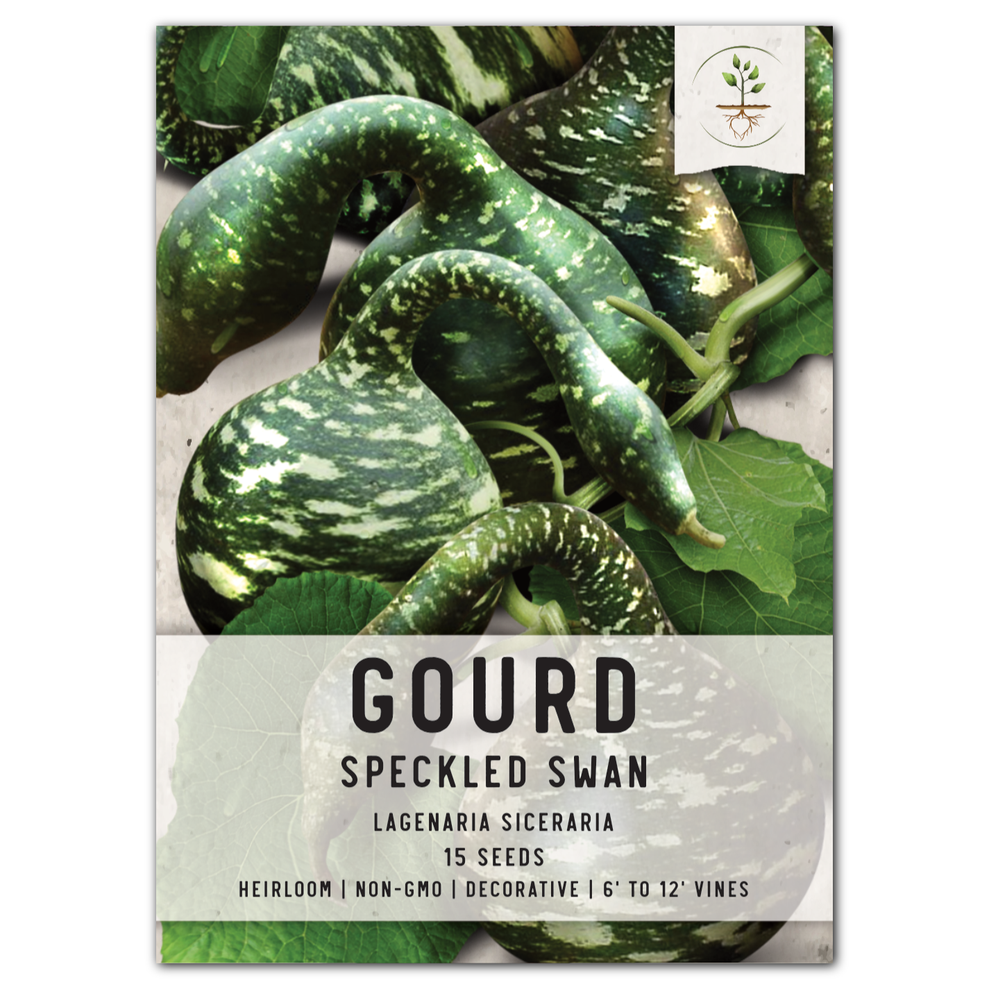 Speckled Swan Gourd Seeds For Planting (Lagenaria siceraria