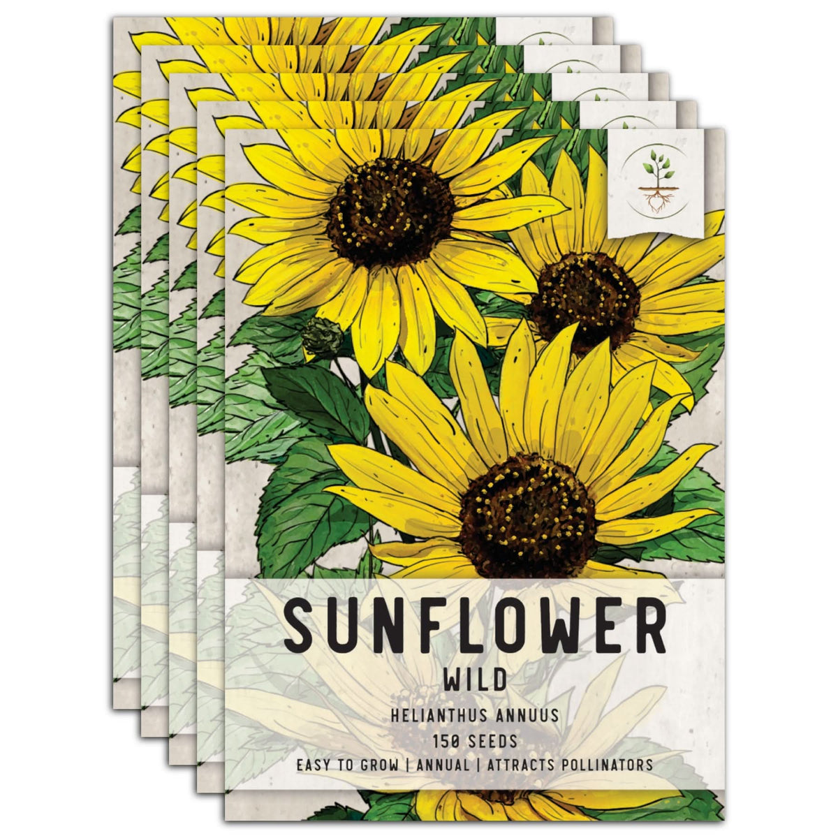 Wild Sunflower Seeds For Planting (Helianthus annuus) – Seed Needs LLC